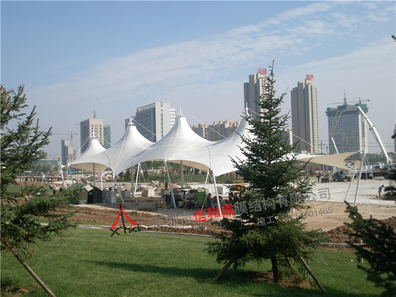 河北省沧州市狮城公园广场膜结构工程项目